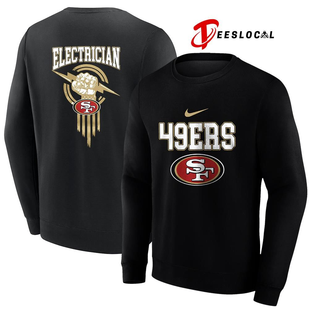 San Francisco 49ers x Electrician logo shirt