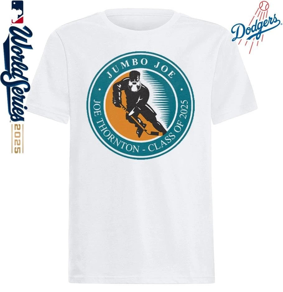 San Jose Sharks Jumbo Hall of Fame Class of 2025 T-Shirt