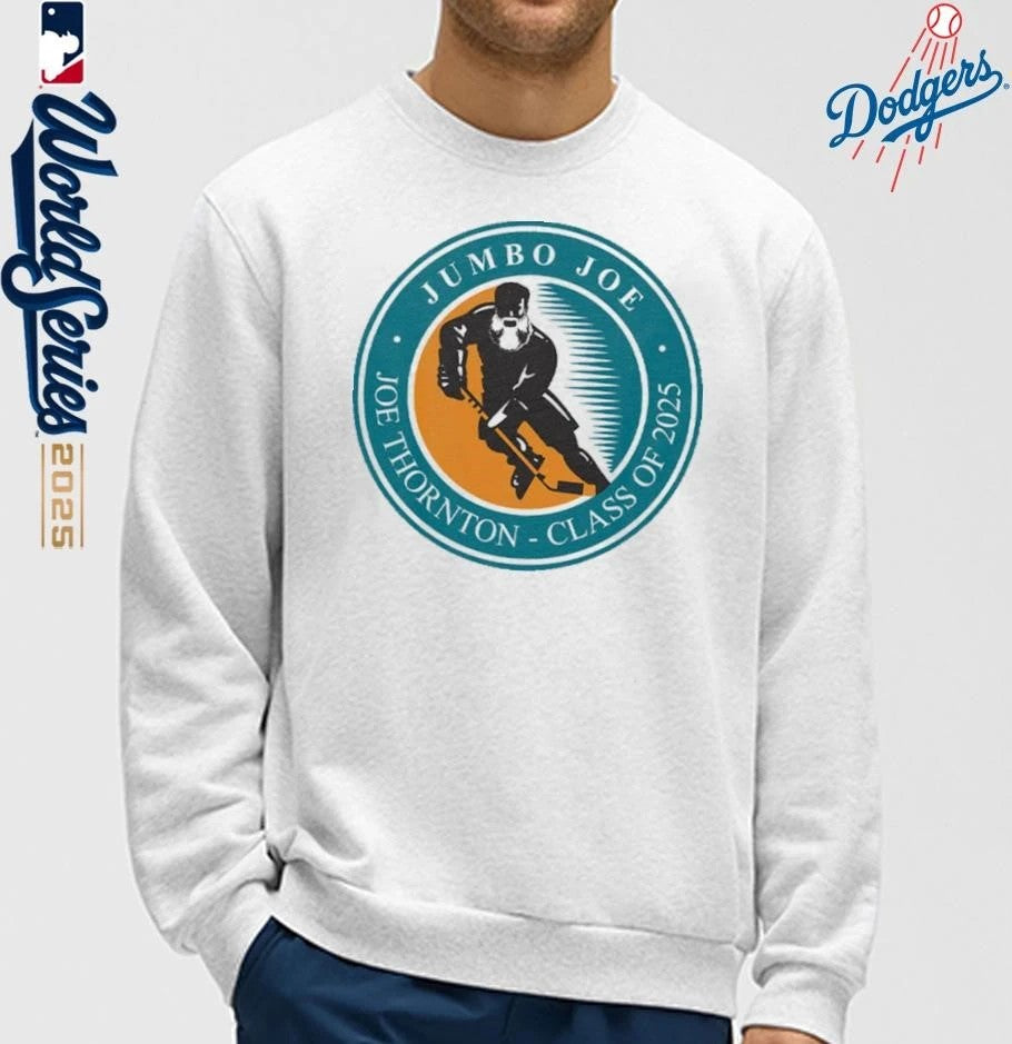 San Jose Sharks Jumbo Hall of Fame Class of 2025 T-Shirt