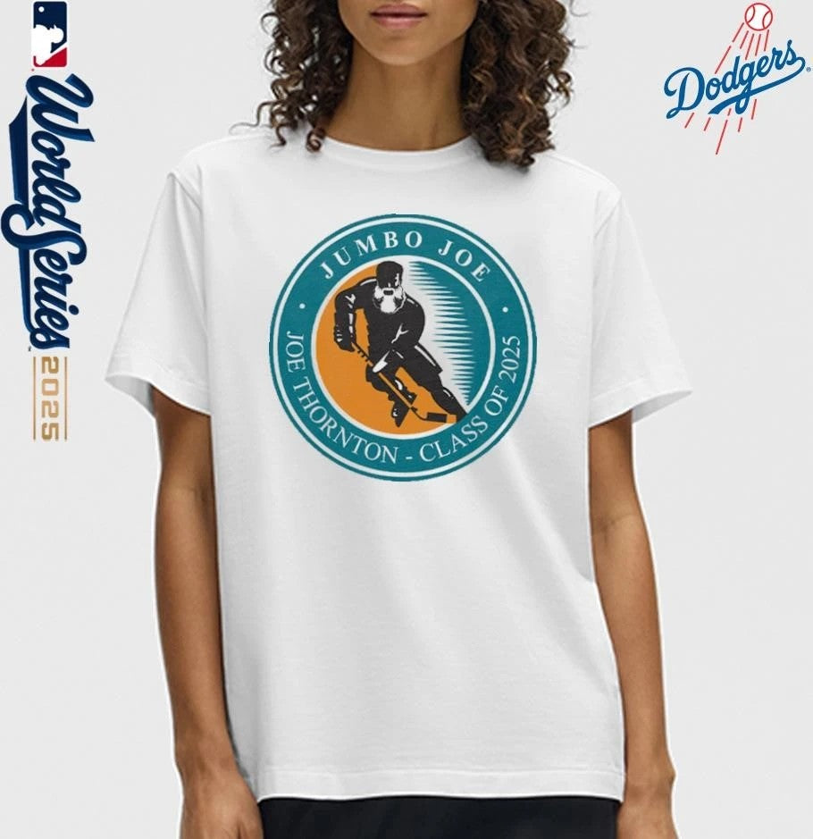 San Jose Sharks Jumbo Hall of Fame Class of 2025 T-Shirt