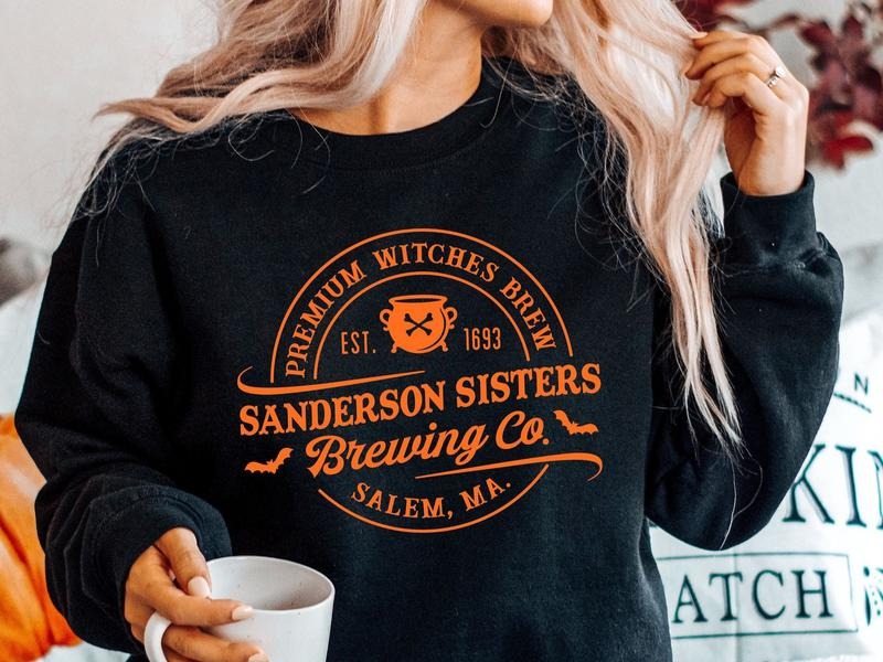 Sanderson Sister Brewing Co Crewneck Sweatshirt, Hoodie, T-shirt | TeeBloomCo.com