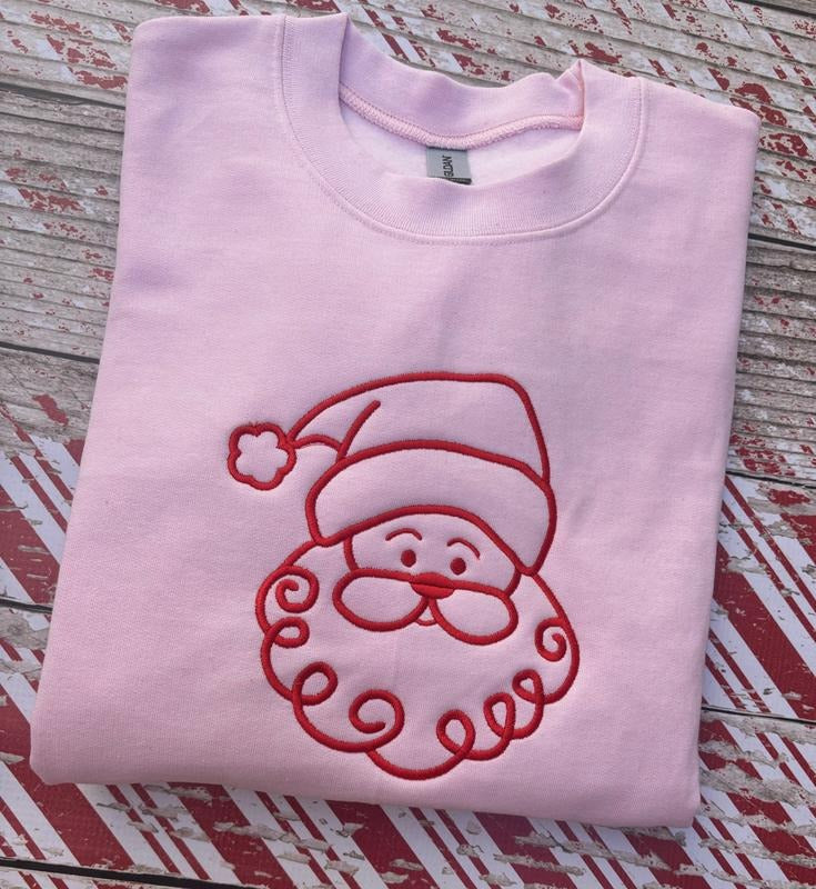 Santa Crewneck Sweatshirt T-Shirts, Hoodie | TeeBloomCo.com