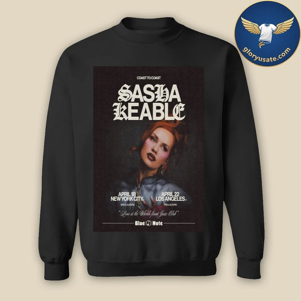 Sasha Keable Tour Apr 2026 Poster Shirt