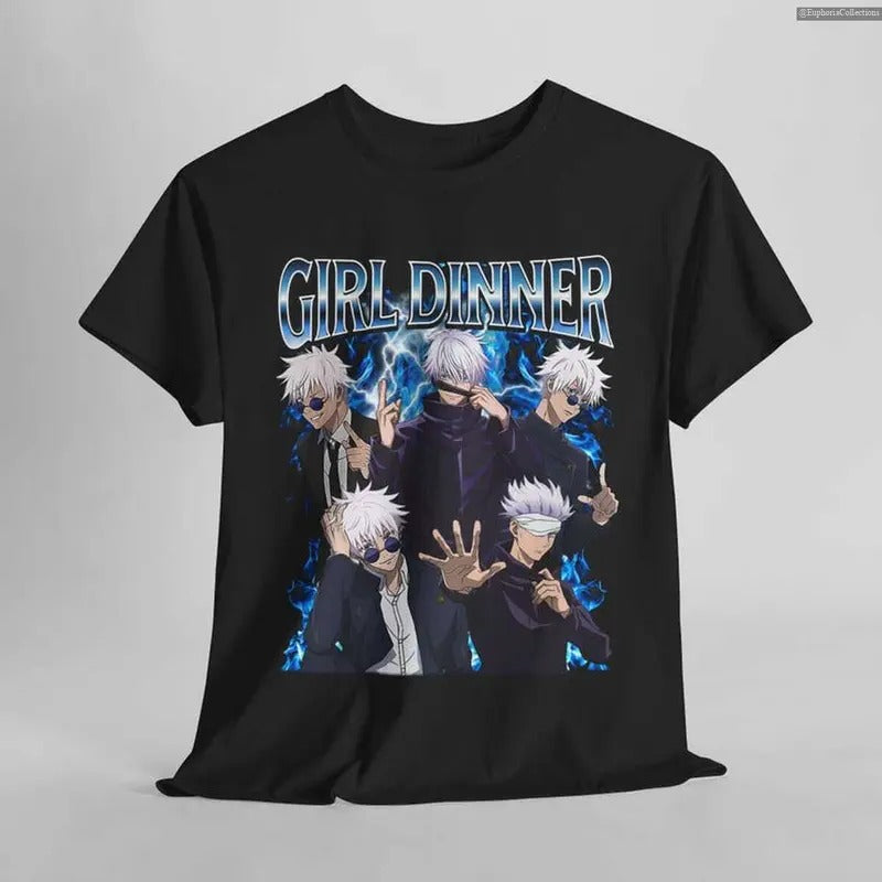 Satoru Gojo Jujutsu Kaisen T-Shirt, Vintage Streetwear Premium Quality Apparel Fan Merch JJK Perfect for Anime Fans jjk...