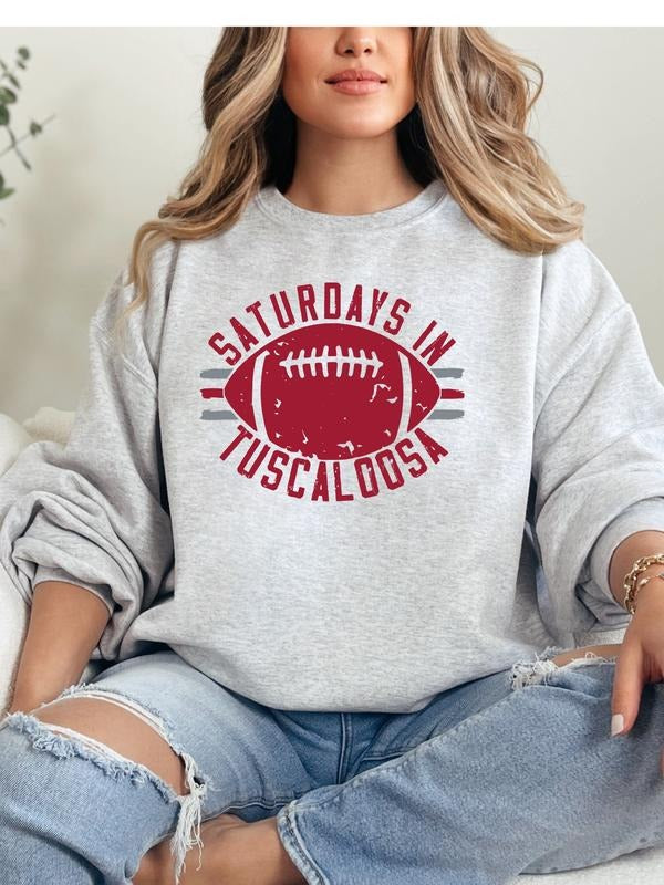 Saturday's In Tuscaloosa College Sweatshirt T-Shirts, Hoodie | TeeBloomCo.com