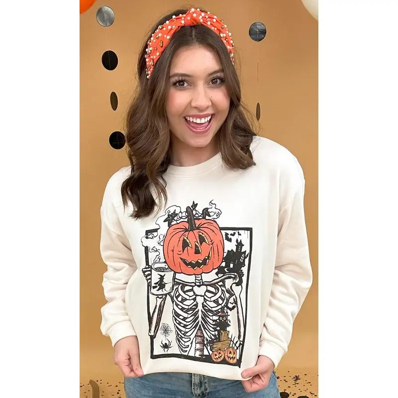 Scary Skeleton Graphic Sweatshirt T-Shirts, Hoodie | TeeBloomCo.com