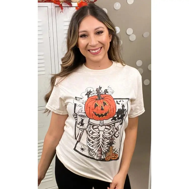 Scary Skeleton Graphic T-Shirt Hoodie, Sweatshirt | TeeBloomCo.com