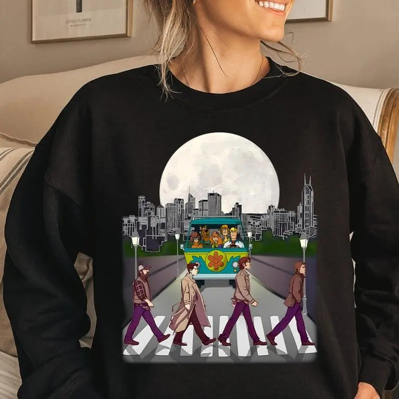 Scooby Doo Sweatshirt, 90s Horror Movie Shirt, Scoobydoo Sweatshirts,  Funny Christmas Shirt, Vintage Horror Movie...