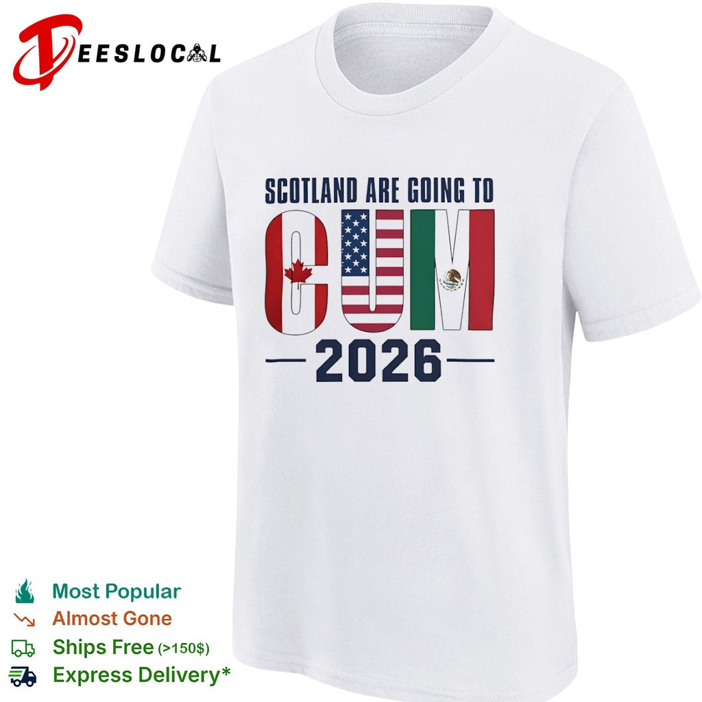 Scotland are going to CUM 2026 Canada USA Mexico FIFA World Cup soccer football shirt