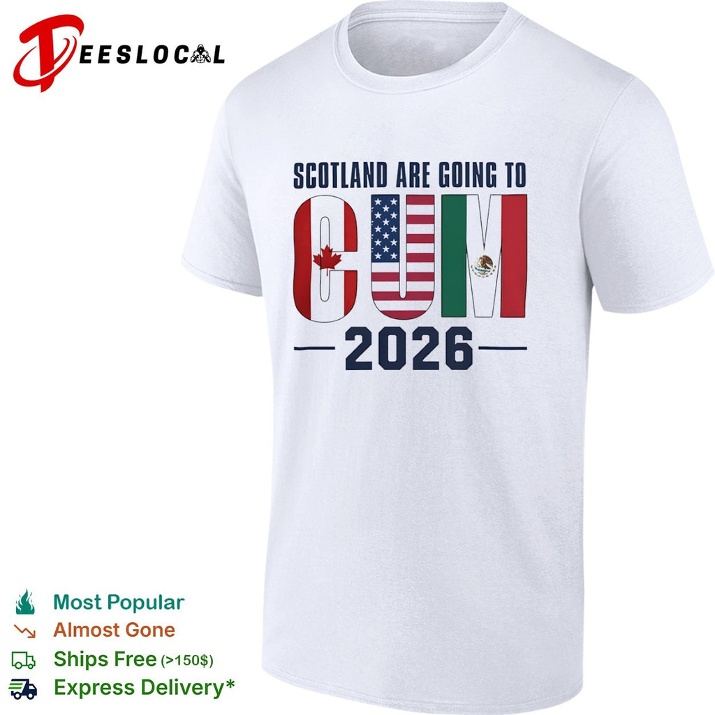 Scotland are going to CUM 2026 Canada USA Mexico FIFA World Cup soccer football shirt