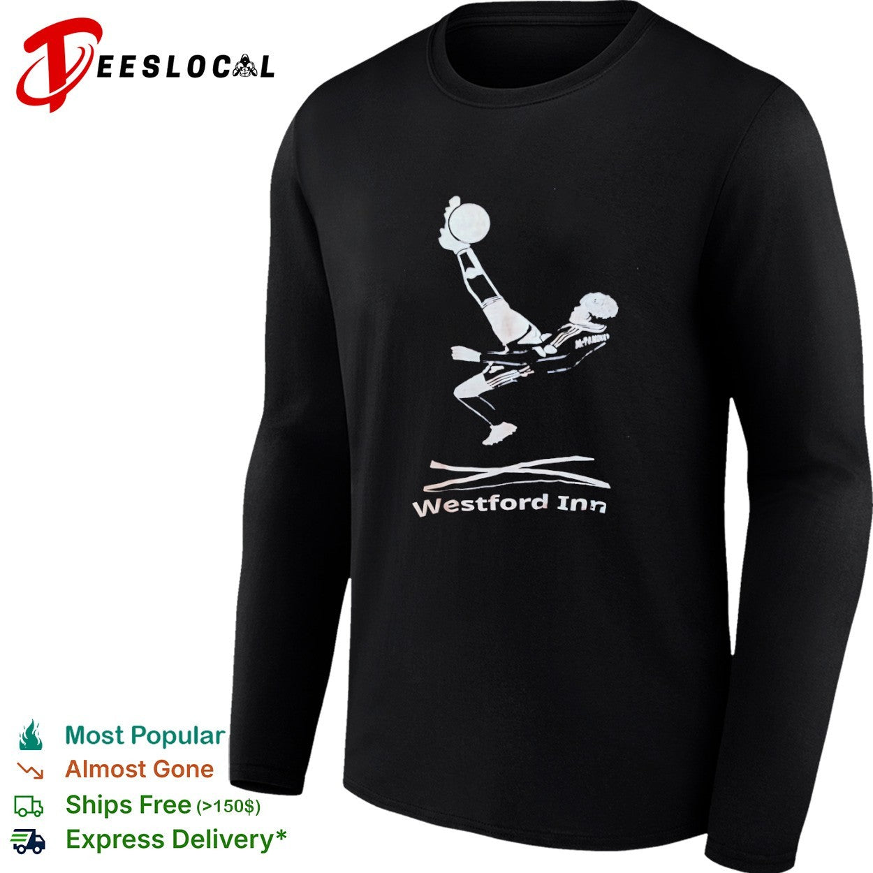 Scott McTominay bicycle kick Westford Inn shirt