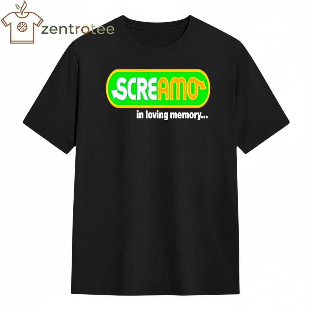 Screamo in loving memory shirt