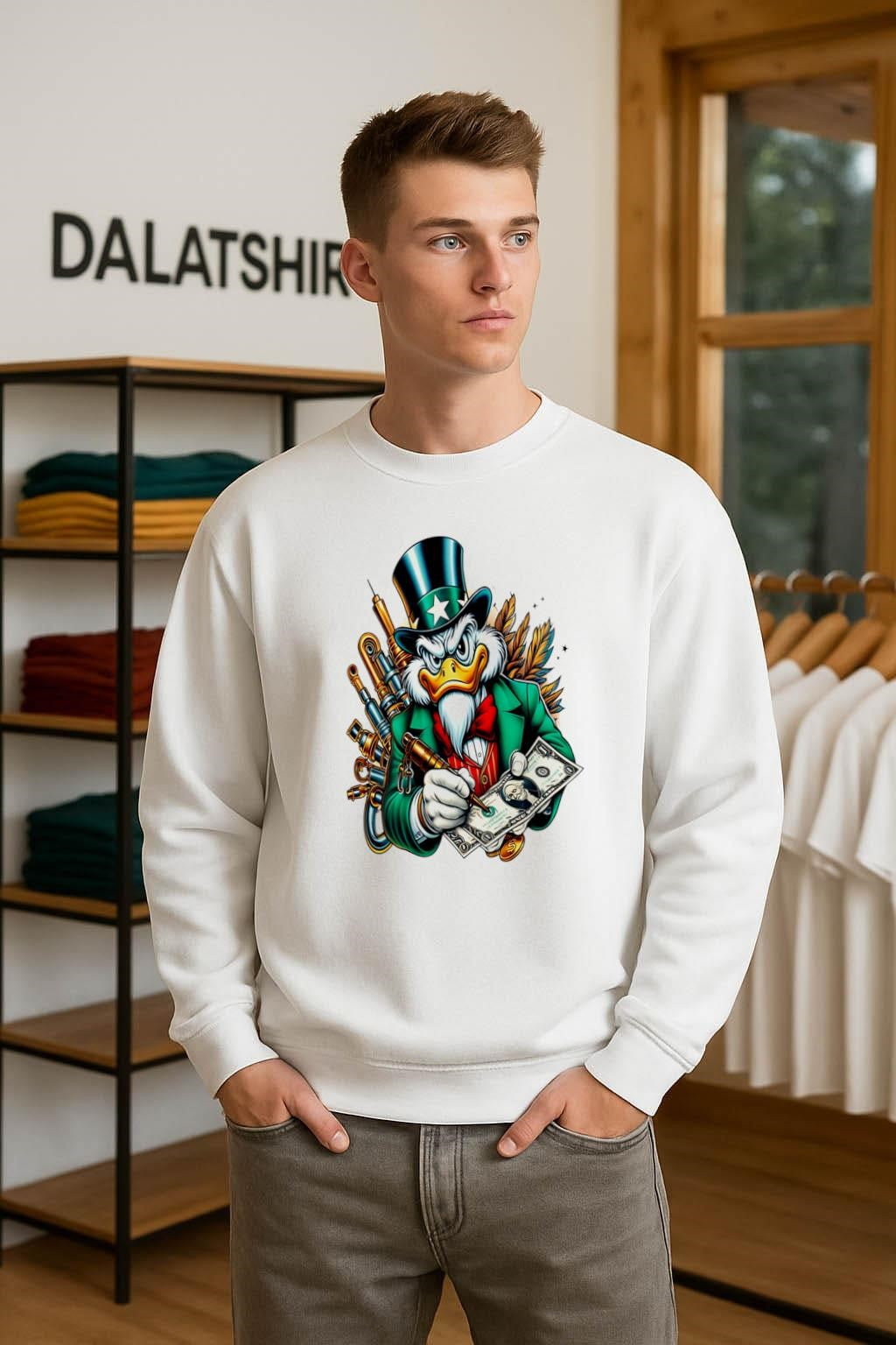 Scrooge Mcduck Patrick Day Dollar shirt