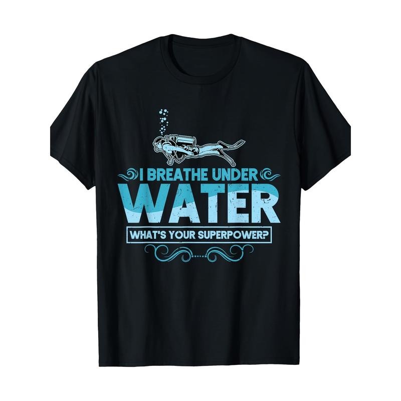Scuba Diving Shirt Men Women Scuba Diver Gift Ocean Lover T-Shirt 100% Cotton Made in USA Hoodie, Sweatshirt | TeeBloomCo.com
