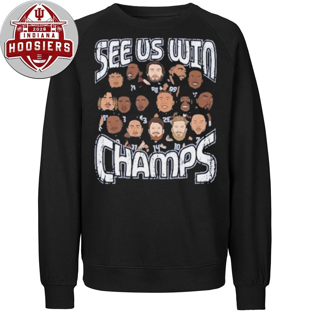 Seattle Football 2026 See Us Win Championship Cartoon Shirt