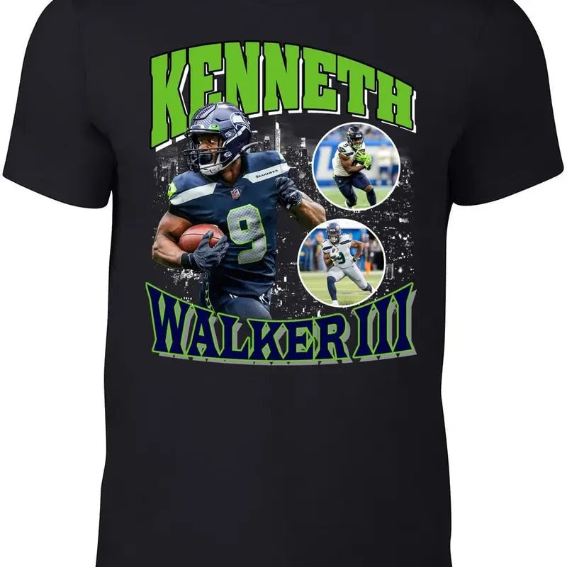 Seattle Kenneth Walker III Bootleg Style T-Shirt Hoodie, Sweatshirt | TeeBloomCo.com