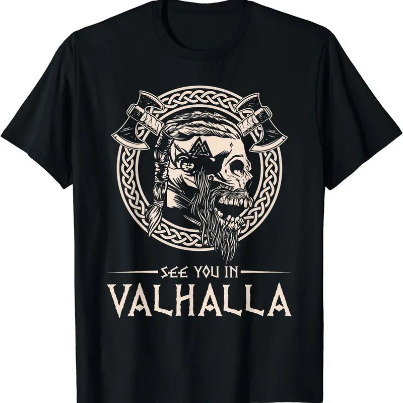 See You In Valhalla Viking T-Shirt Hoodie, Sweatshirt | TeeBloomCo.com