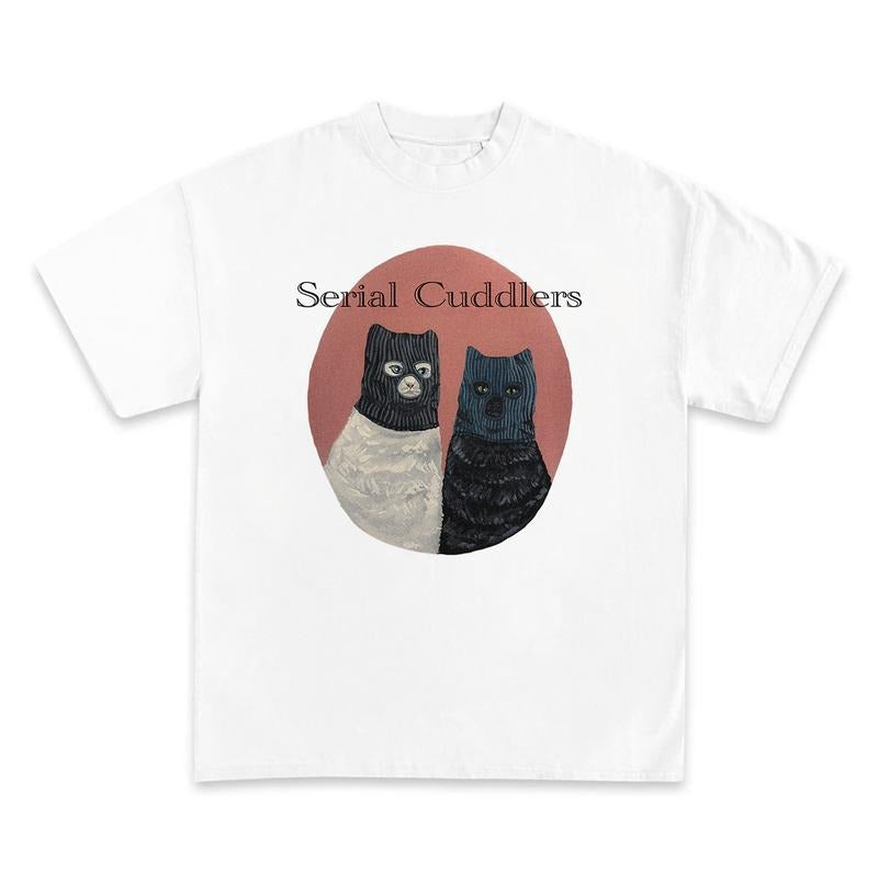 Serial Cuddlers shirt, Cat Lovers, Funny Cat Tee, Cat Gifts, Funny Meme Vintage Graphic Shirt Hoodie, Sweatshirt