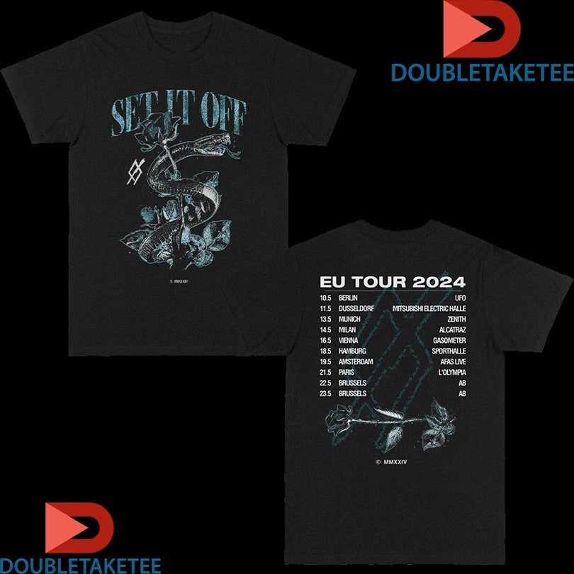Set It Off EU 2024 Tour Snake Shirts