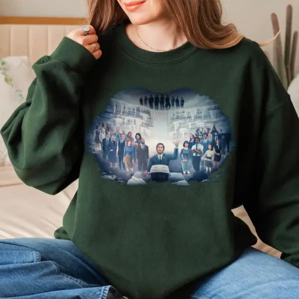 Severance Movie Artwork Lumon Painting Shirt, Lumon TV Series Show Vintage Classic Movie Sweatshirt Hoodie | TeeBloomCo.com