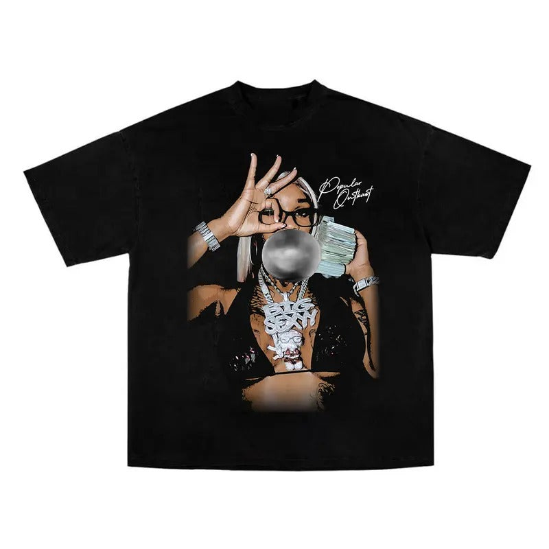 Sexxy Reddd Bubble Gum Big Face Graphic Rap Tee Shirt Hoodie, Sweatshirt | TeeBloomCo.com