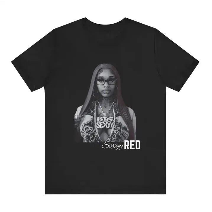 Sexyyy Red Fan Shirt Rapper Shirt Cotton Fabric Hoodie, Sweatshirt | TeeBloomCo.com