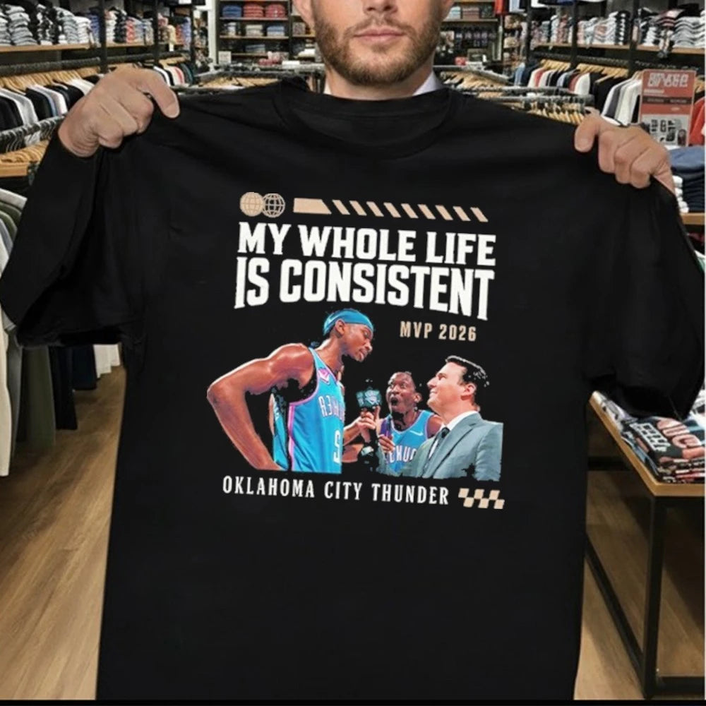 Shai Gilgeous-Alexander MVP 2026 Shirt for Thunder Fans and Playoff Game Day Shirt