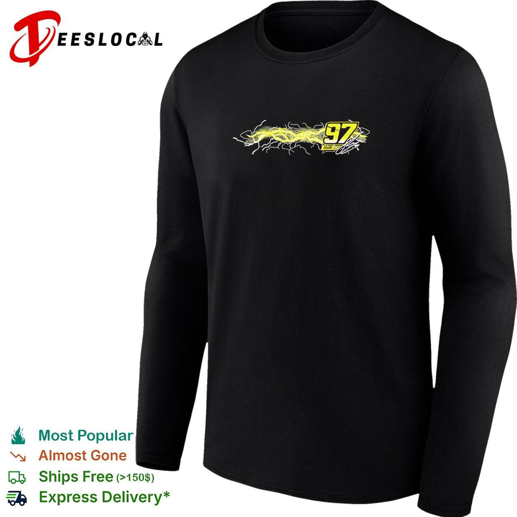 Shane van Gisbergen 97 SVG lightning bolt signature NASCAR shirt