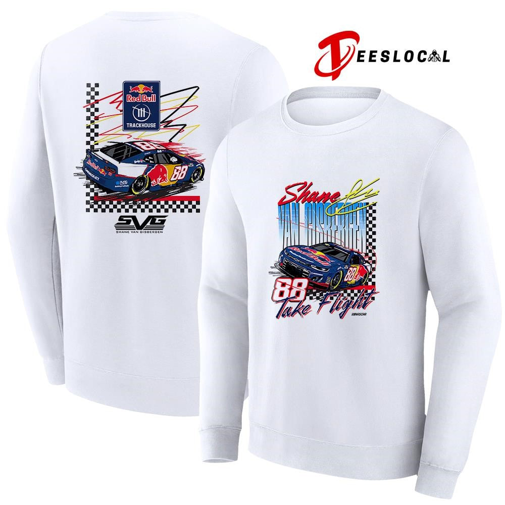 Shane van Gisbergen Red Bull take flight signature graphic shirt