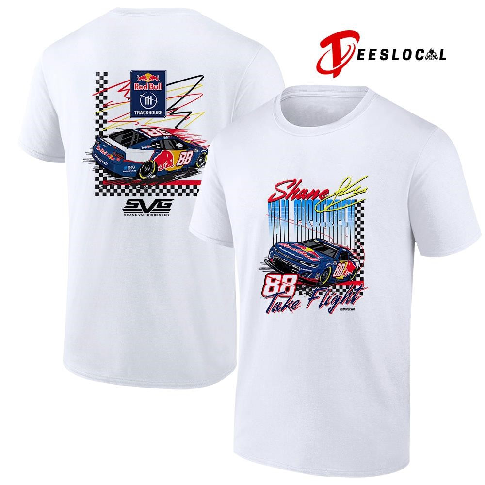 Shane van Gisbergen Red Bull take flight signature graphic shirt