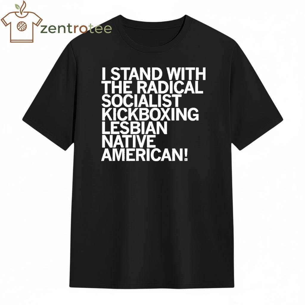 Sharice Radical Kickboxing Lesbian Native American tee