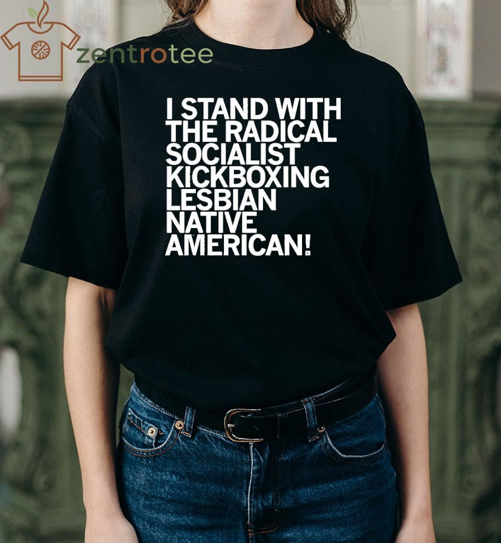 Sharice Radical Kickboxing Lesbian Native American tee
