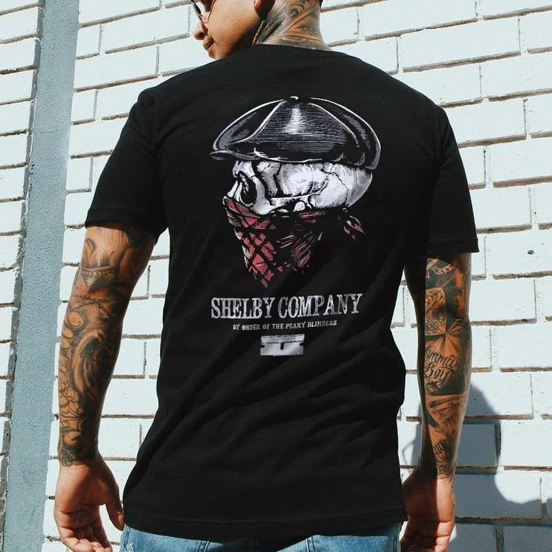 Shelby Company By Order Of The Peaky Blinders Sk Back Side Printed T-shirt Sweatshirt Hoodie, Naughty Clothes Men Cotton...