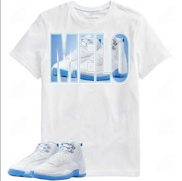 Shirt To Match AJ 12 Melo Blue, Graphic Tee,Best Gift Hoodie, Sweatshirt | TeeBloomCo.com