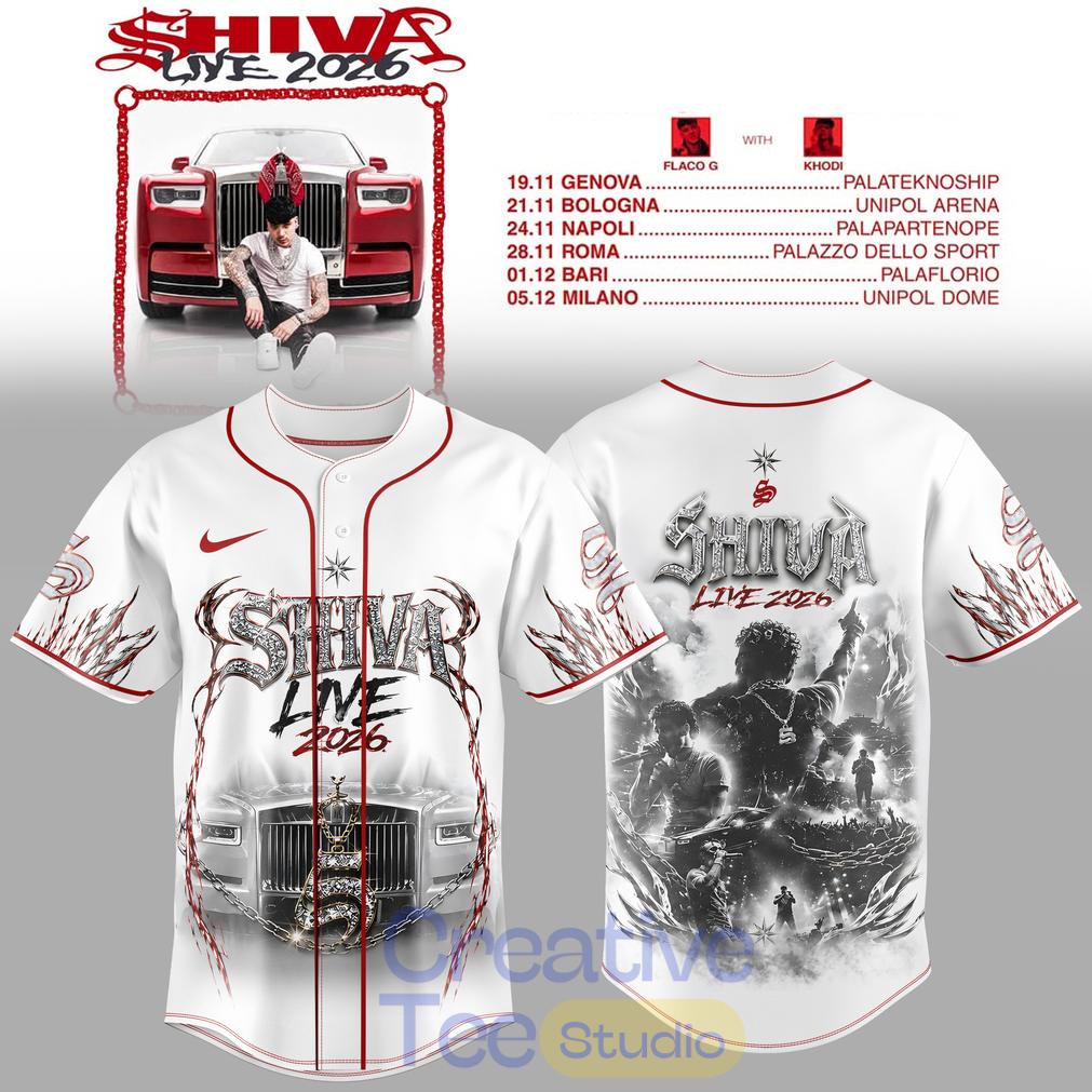 Shiva Live Tour 2026 Baseball Jersey