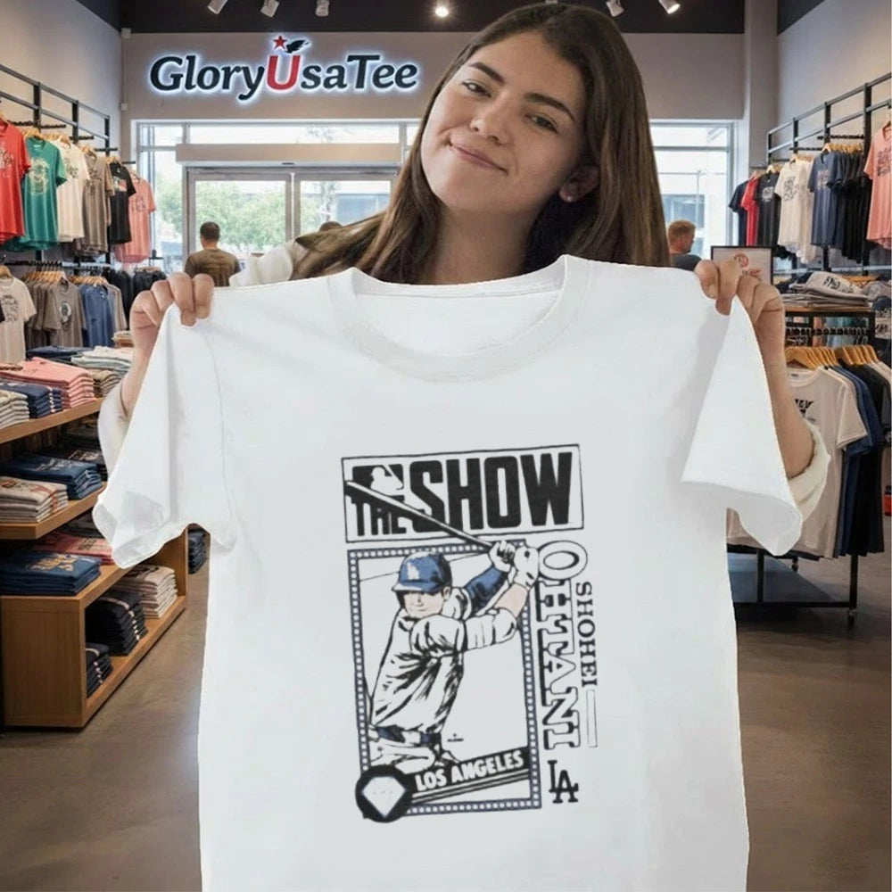 Shohei Ohtani Dodgers LA Baseball Gaming Tee The Show Inspired Shirt