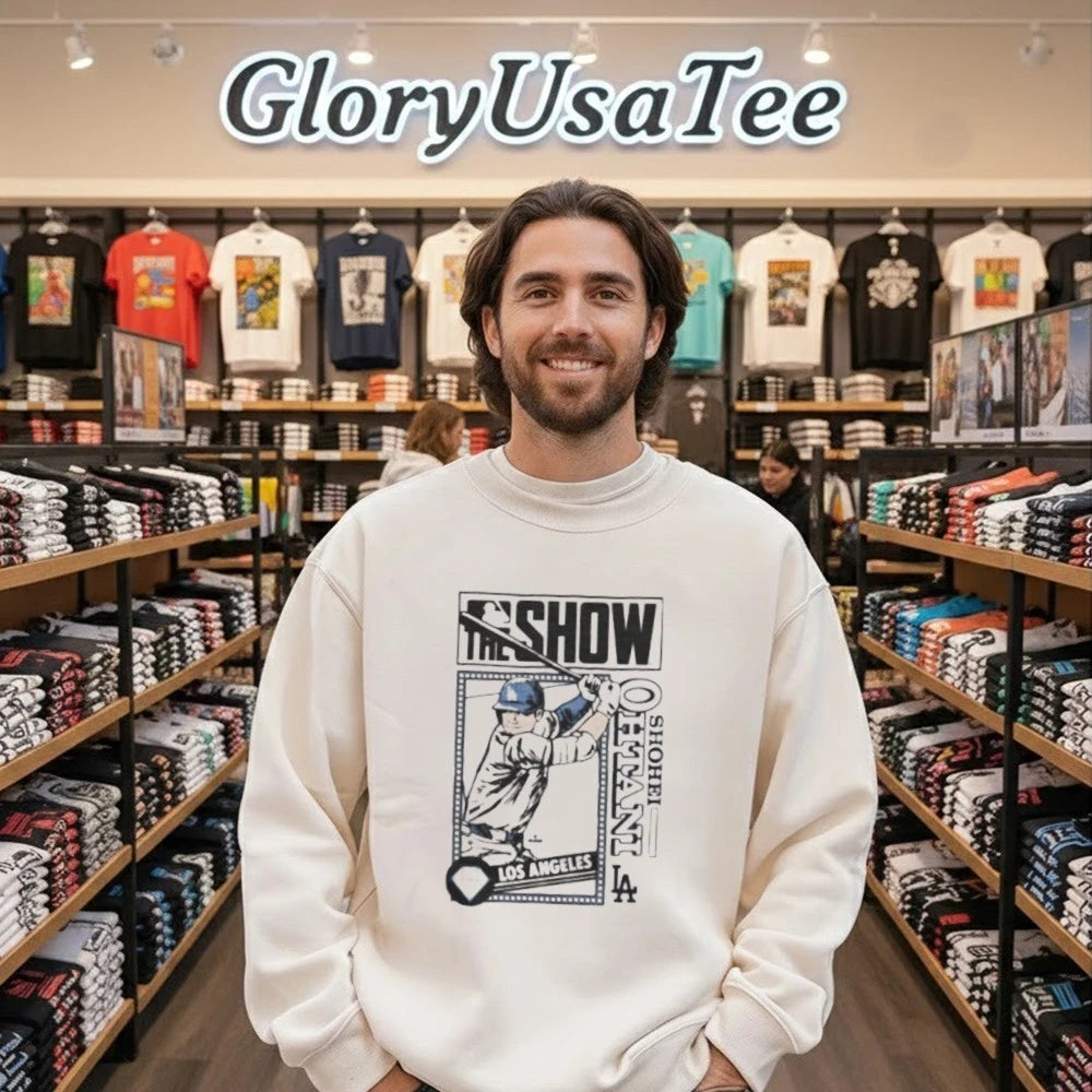 Shohei Ohtani Dodgers LA Baseball Gaming Tee The Show Inspired Shirt