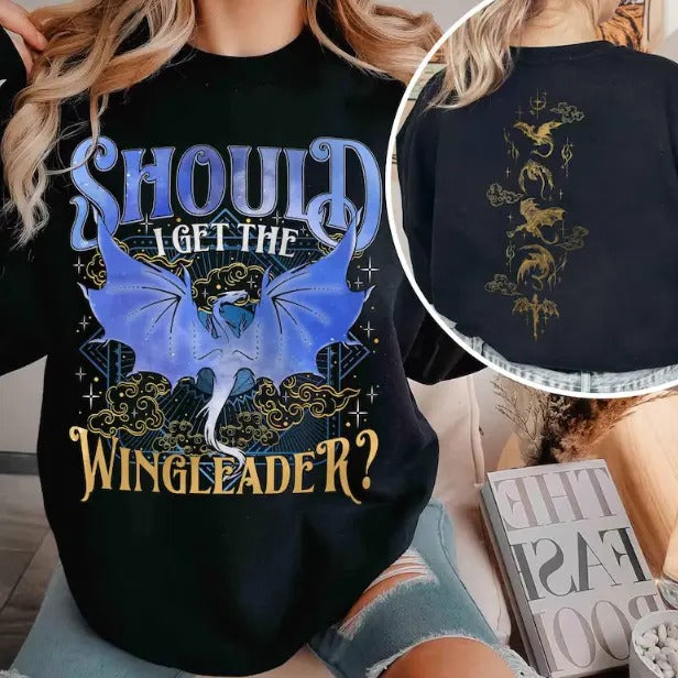 Should I Get the Wingleader Sweatshirt, Book Lovers Hoodie, Dragon Rider Sweatshirt, Xaden Riorson, Violet Sorrengail,...