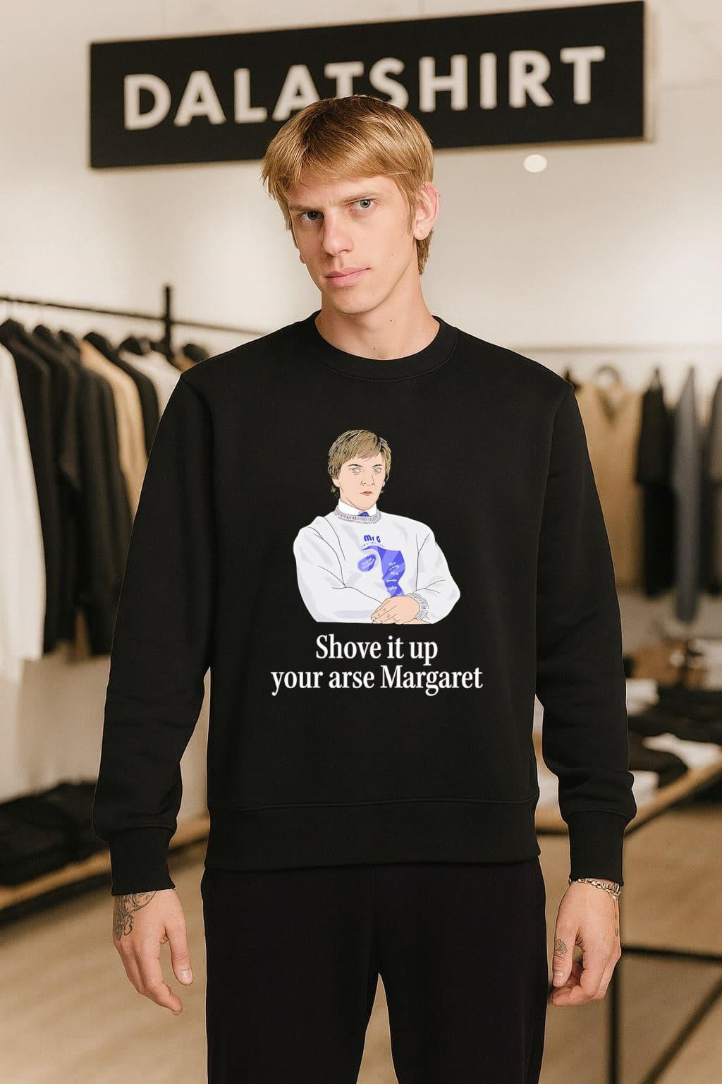 Shove it up your arse Margaret Mr G Chris Lilley shirt