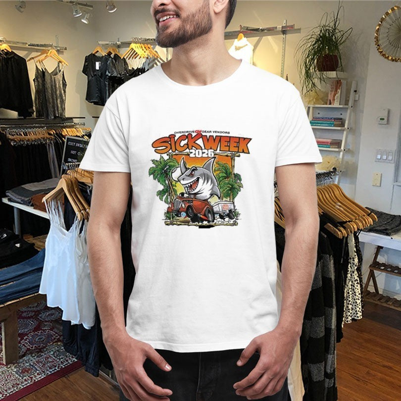 Sick Week 2026 Overdrive CVT Gear Vendors Beach Shirts
