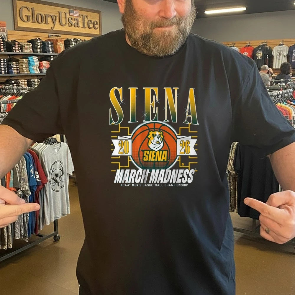 Siena Saints WBB 2026 March Madness NCAA Men’s Basketball Championship Shirt