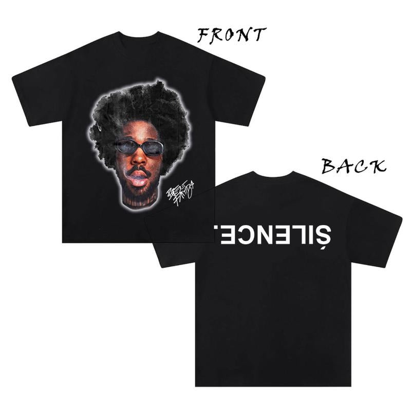 Silence Brentt Faiiyazz New Graphic Rap Black Tee Shirt Hoodie, Sweatshirt | TeeBloomCo.com
