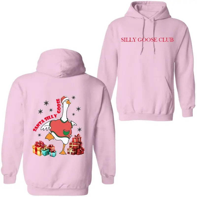 Silly Goose Christmas Hoodie, Silly Goose Shirt, Christmas Shirt, Goose Shirt, Funny Goose Sweatshirt, Silly Goose Fan,...