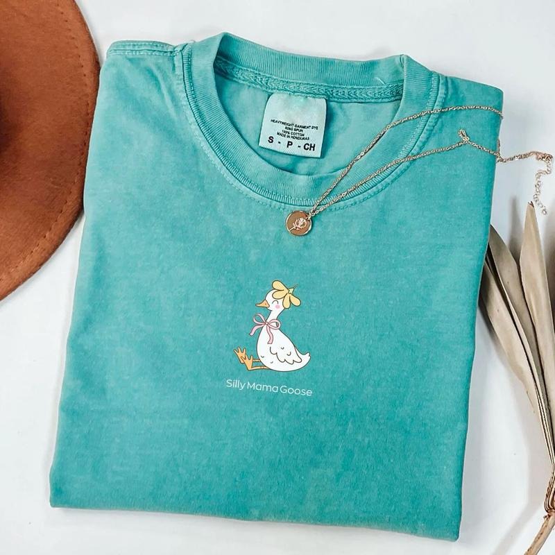 Silly Goose Mama Shirt, Custom Silly Goose Shirt, Mama Mommy Coquette Tee, Bow Silly Goose Sweatshirt, Funny Cute Gift...