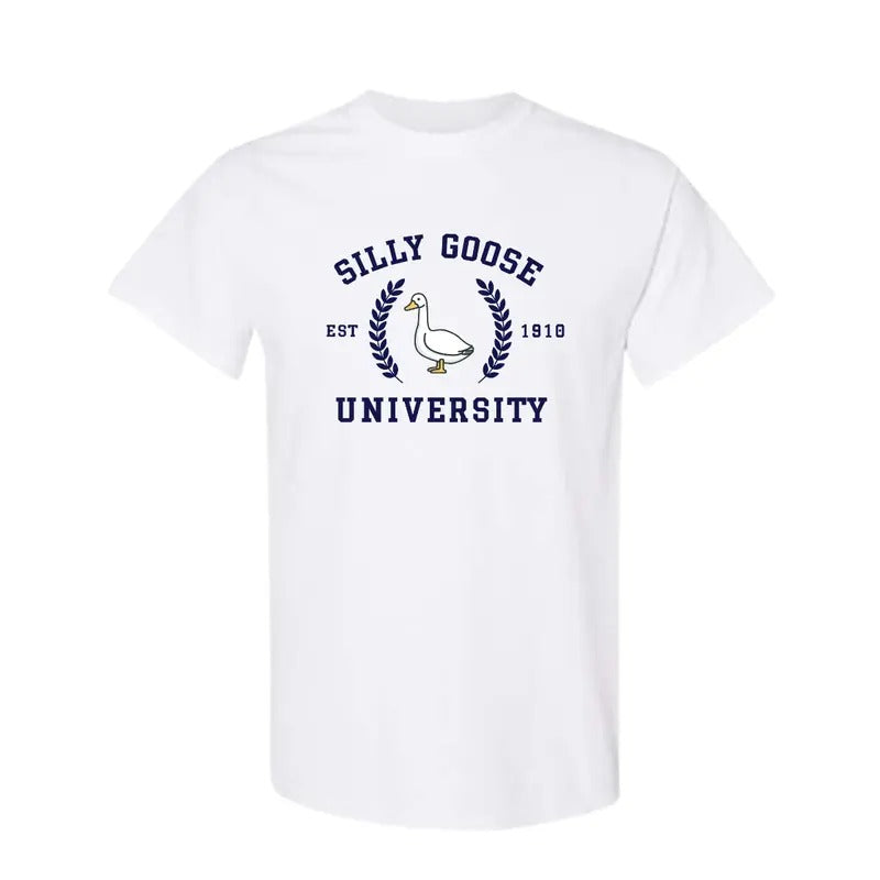 Silly Goose University Shirt, Unisex Silly Goose University Sweatshirt Hoodie For Men Women, FAST SHIPPING, Cotton Tee...