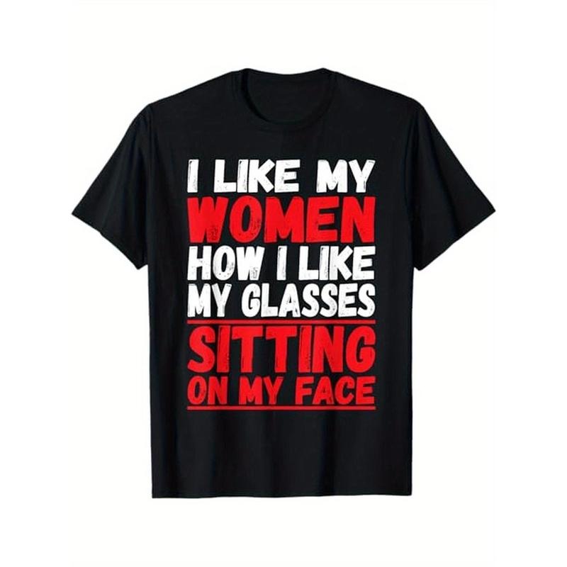 Sit On My Face | Vulgar Crude Innuendo Quote T-Shirt T-Shirt, 100% Cotton, Halloween Thanksgiving Christmas Gift for Men...
