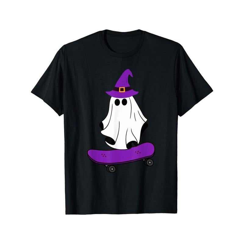 Skateboard Ghost Lazy Halloween costume skateboard T-shirt Made in USA Hoodie, Sweatshirt | TeeBloomCo.com