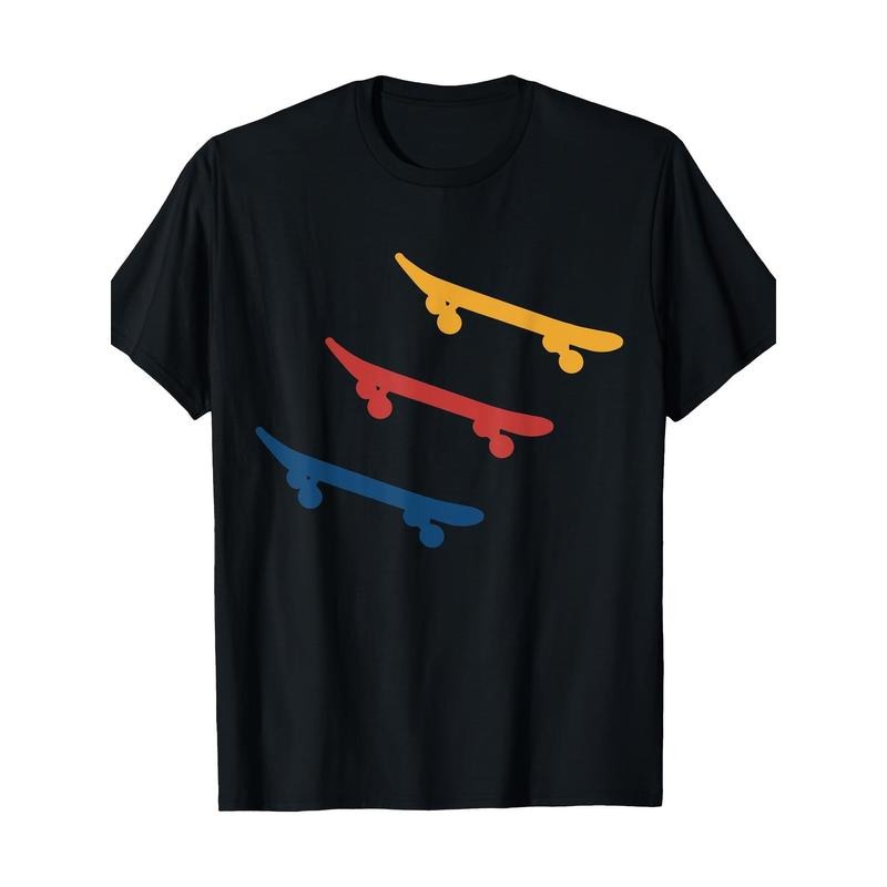 Skateboard Skateboard Skateboard T-shirt 100% cotton T-shirt Made in USA Hoodie, Sweatshirt | TeeBloomCo.com