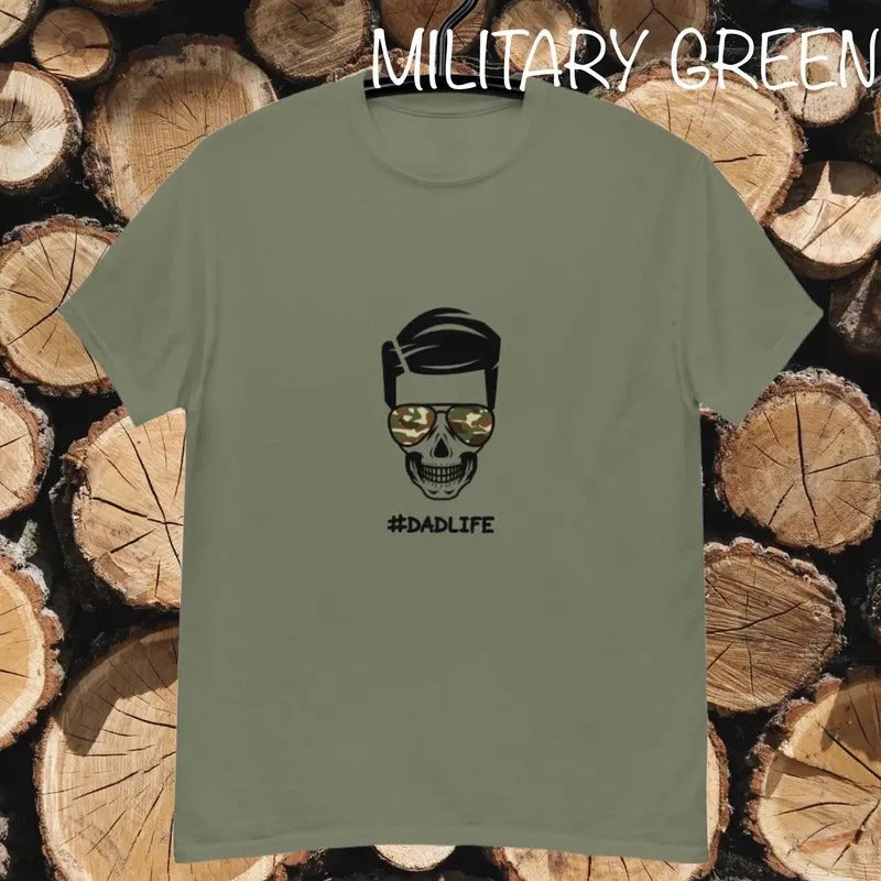 Skeleton Dad T-shirt Military Dad Skull Funny Skull Shirt  sweater and hoodie Sweatshirt | TeeBloomCo.com