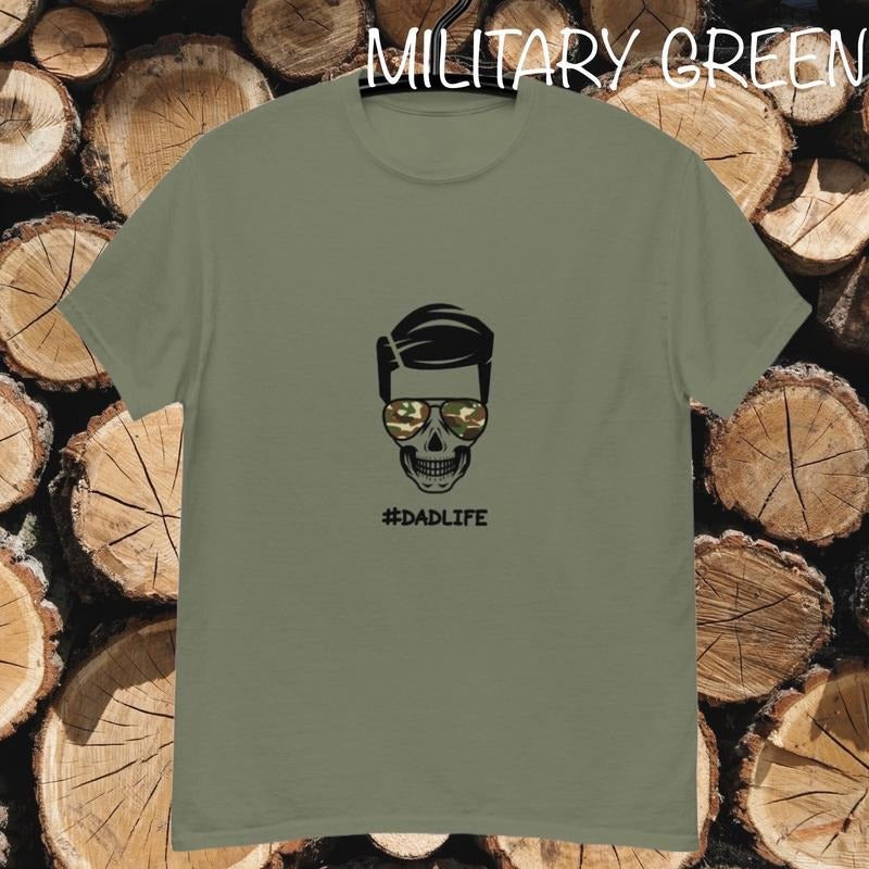 Skeleton Dad T-shirt Military Dad Skull Funny Skull Shirt Hoodie, T-shirt and sweater Sweatshirt | TeeBloomCo.com